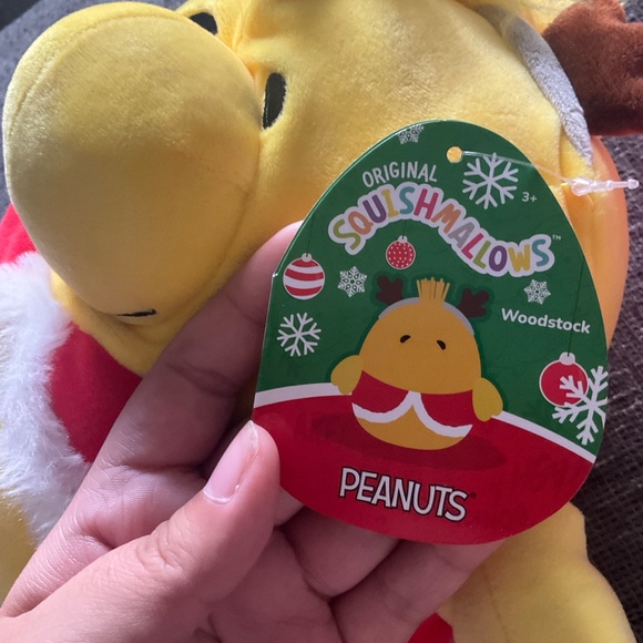 BNWT Christmas Snoopy and Woodstock Squishmallows (8 inches) - Picture 6 of 8